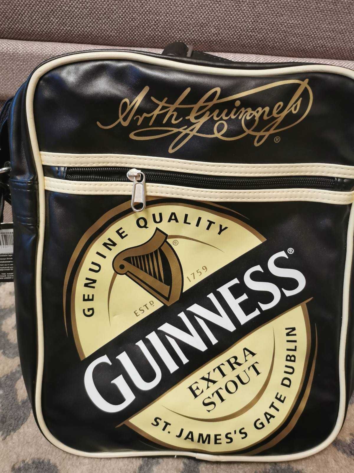 Cумка месенджер Guinness. Кошелек  Guinness.
