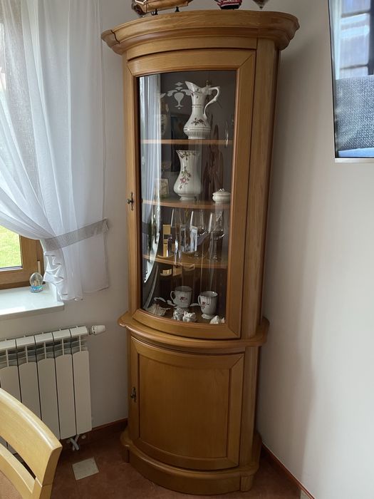 Komoda debowa narożna