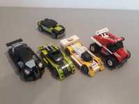 Lego racers 5 autek, kompletne