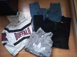 Szara bluza Adidas z kapturem L spodnie gratis 158 / 164