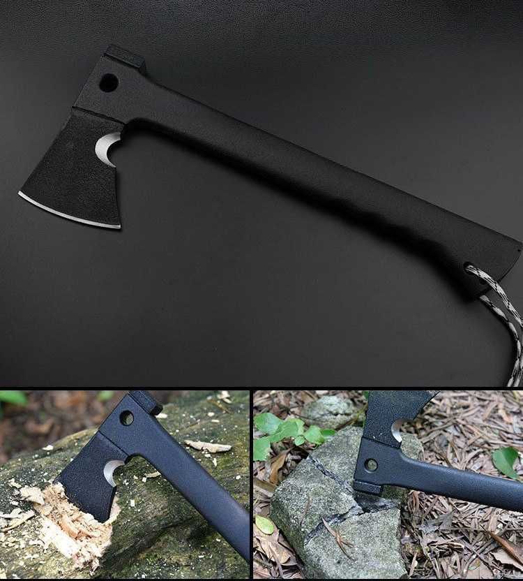 SIEKIERA TOPOREK Survival Tomahawk NÓŻ Piła Krzesiwo Młot mega T13