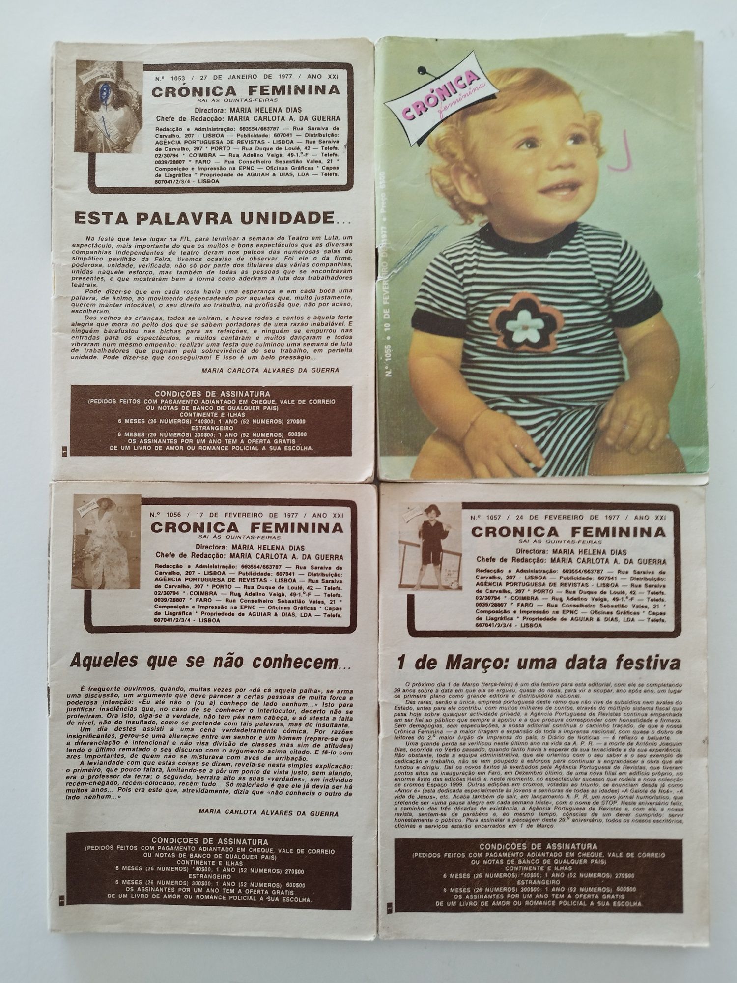 Revistas Crónica Feminina 1977