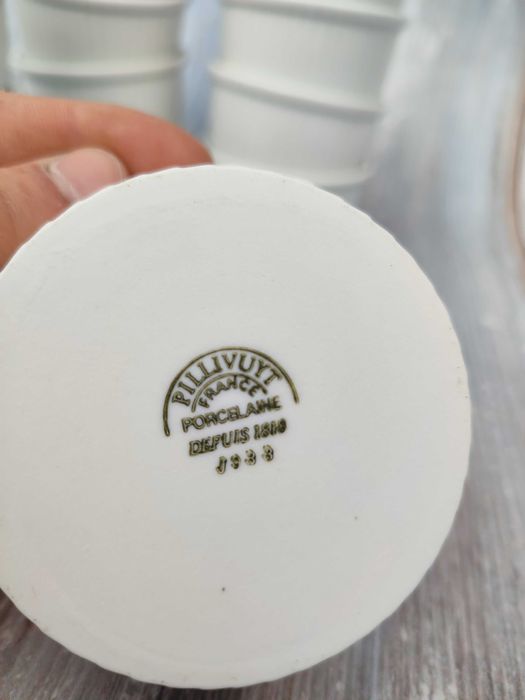 Porcelanowe miseczki żaroodporne - PILLIVUYT France - na babeczki