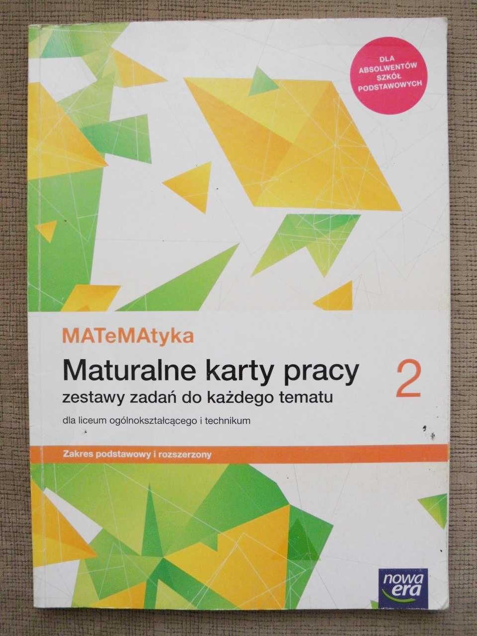 MATeMAtyka 2 - Maturalne karty pracy - Zakres podstawowy i rozszerzony