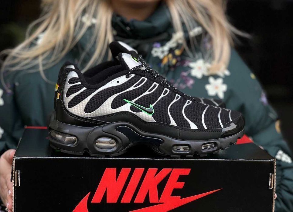 !SALE! Nike Air Max Plus TN Black/Green 40 41 42 43 44 45 46 аір макс