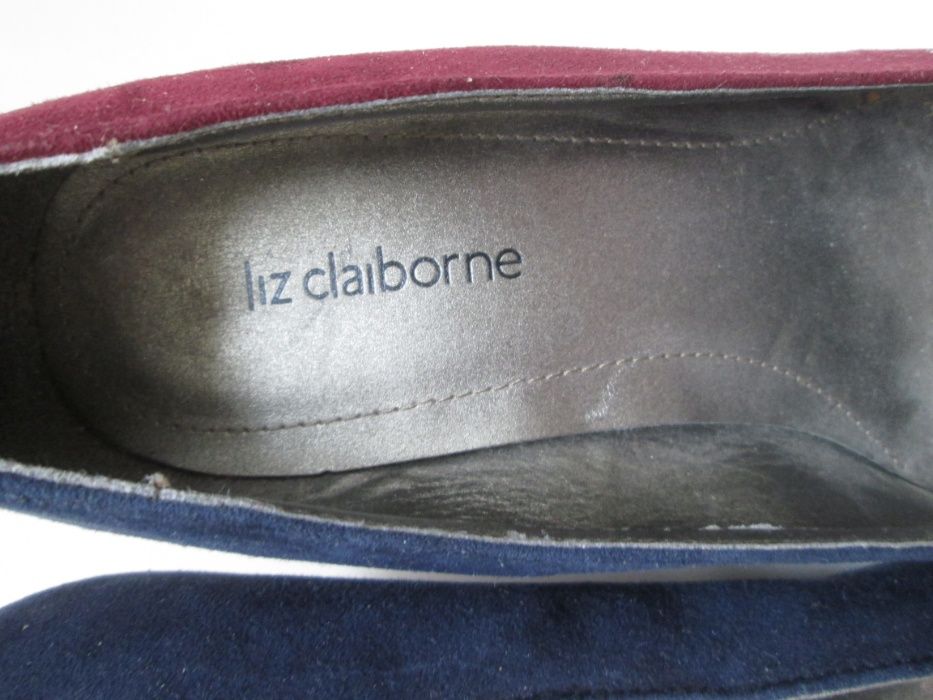 LIZ CLAIBORNE czółenka na koturnie r. 39,5 NOWE