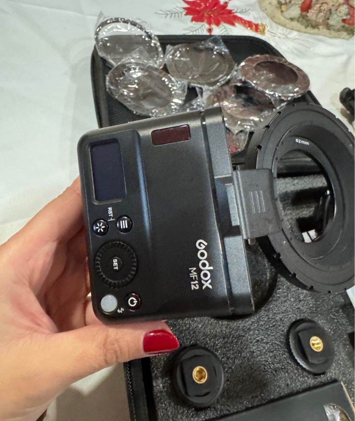 Kit Flash Anelar GODOX Macro Mf-12