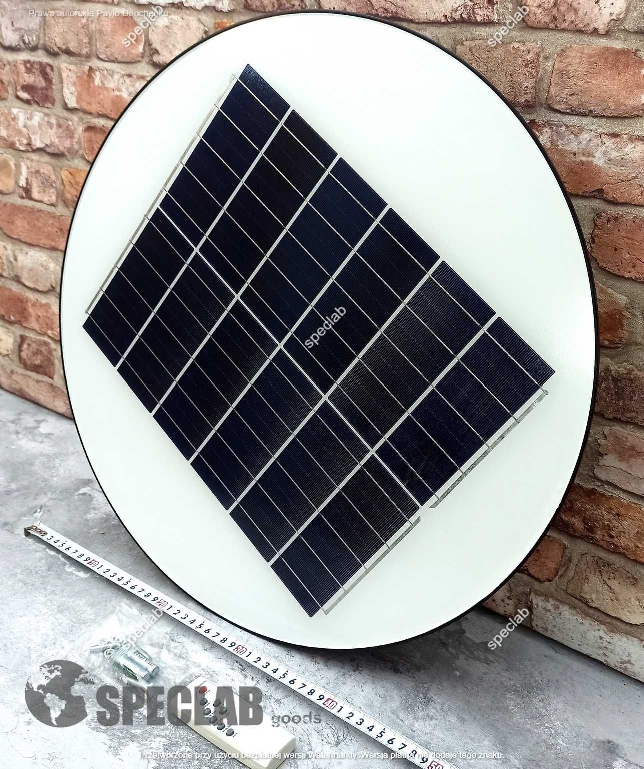 Lampa uliczna 500 W 7000 lm zasilanie solarne