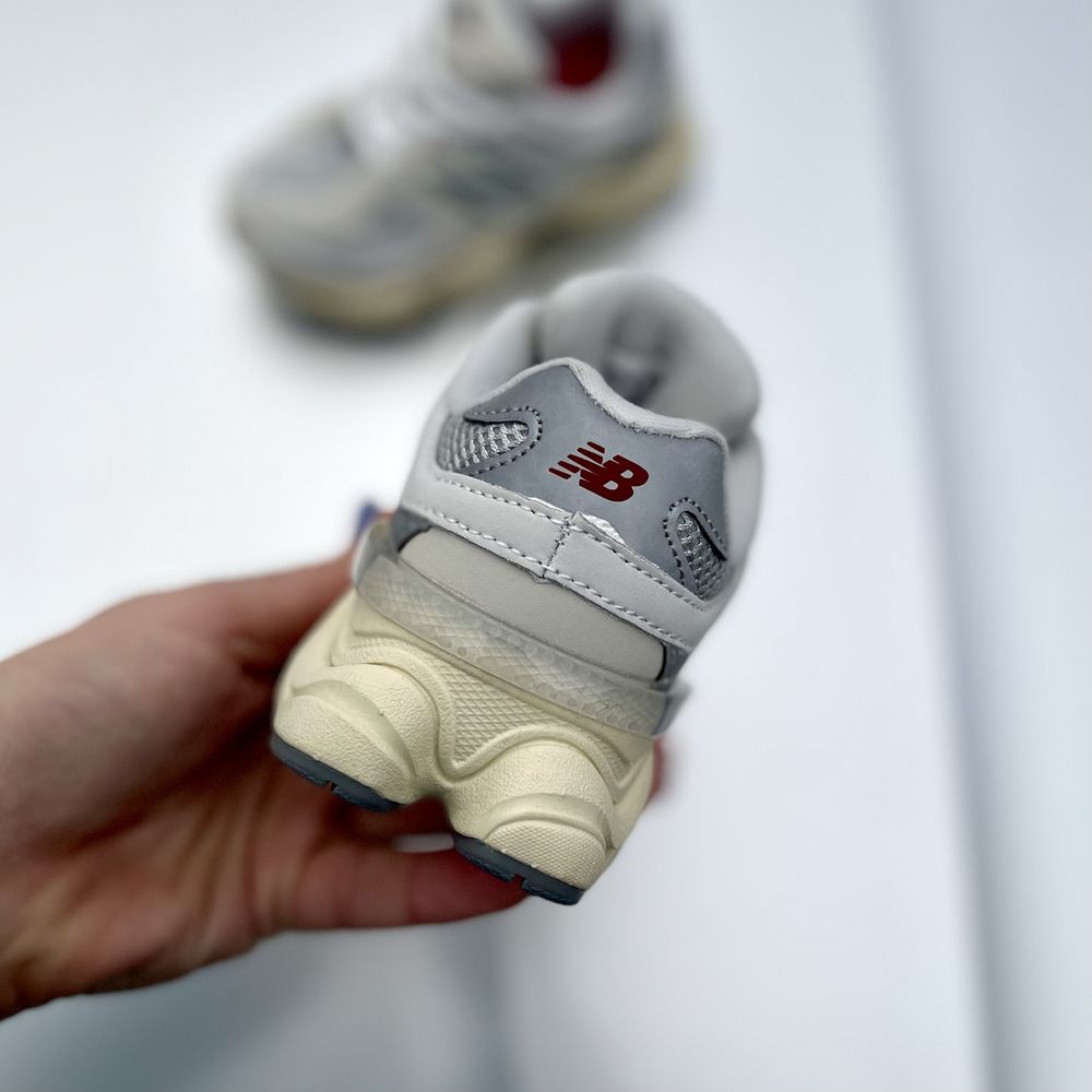 Дитячі кросівки New Balan:ce 9060 Lunar Timberwolf NY Grey р.26-37