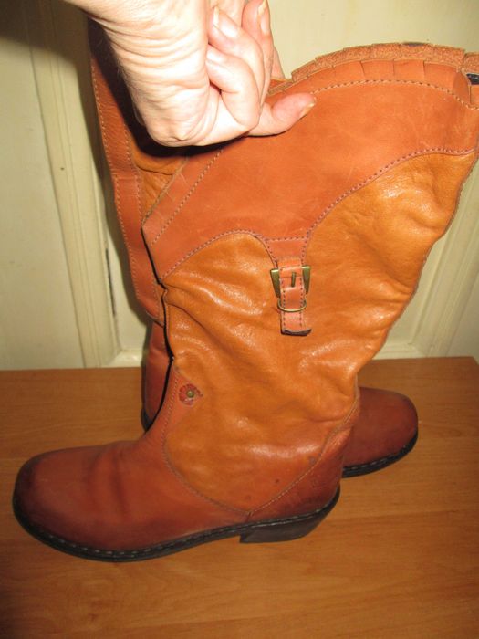 Хит сезона! Кожаные ковбойские сапоги из Америки Mustang  р 40