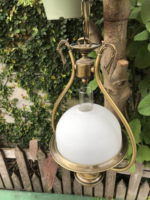 Vendo dois candieiros em latao em segunda mao como novos