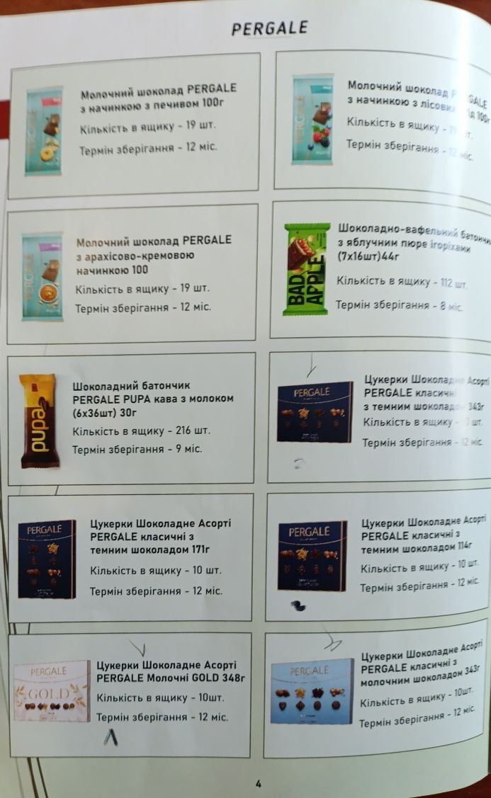 Вагові цукерки/Весовые конфеты  оптом Pergale Литва