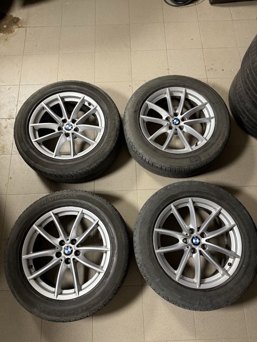 Koła felgi OE BMW 18” 5x112 G01 X3 G02 X4 opony lato + zima 225/60 R18