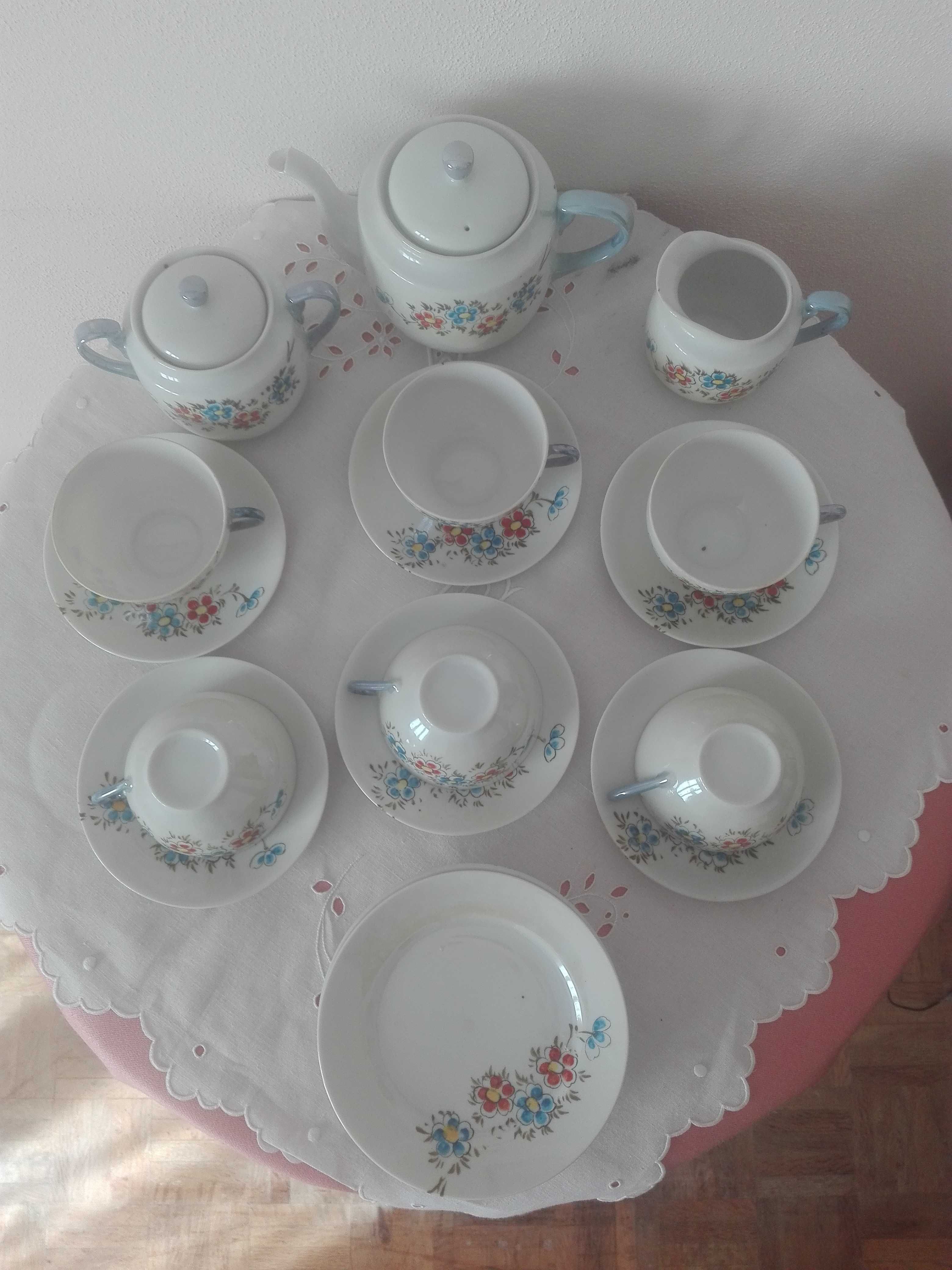 Serviço Chá Porcelana Vintage