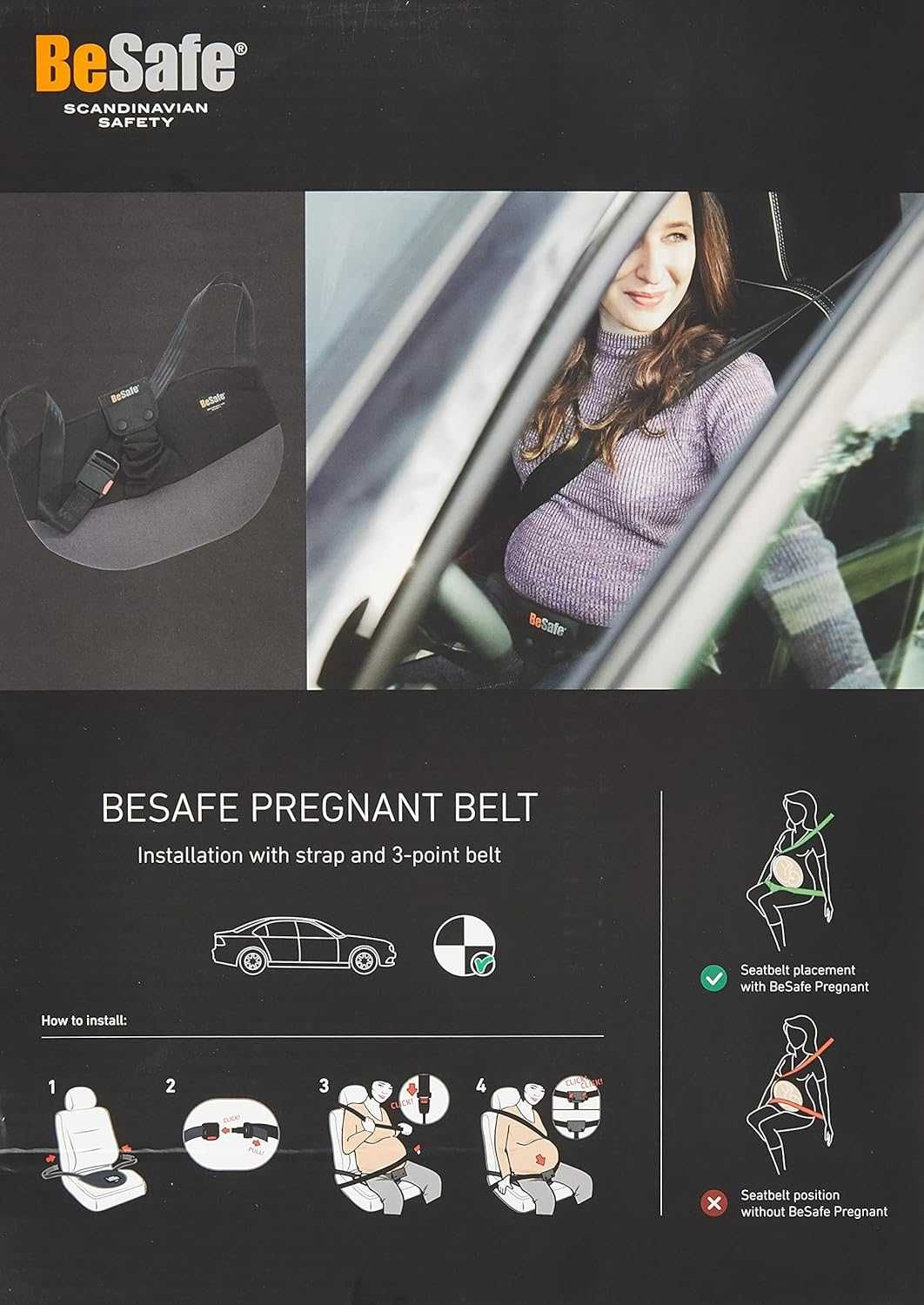 ремінь для вагітних для автомобіля  Besafe Driving