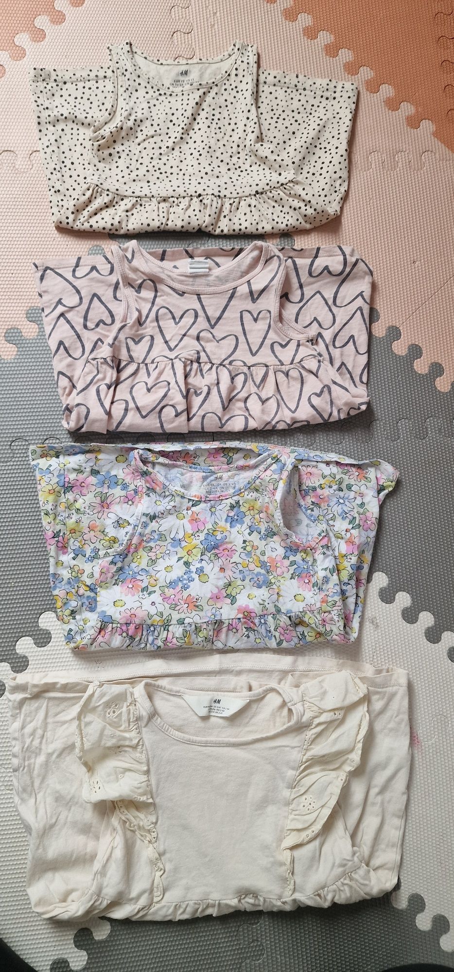 Sukienki letnie H&M rozm. 92 98/104