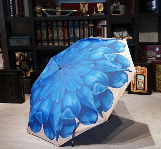 Оригинальный зонт синий