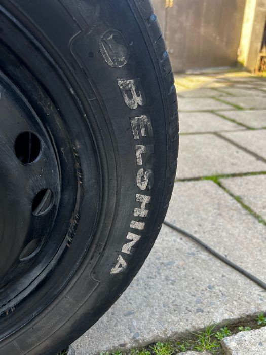 Продам резину з дисками R15 5/112у зборі BELSHINA 195/65 R15  (літо)