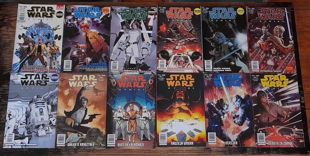 Star Wars Komiks - Star Wars tomy 1-12 + 2 gratis