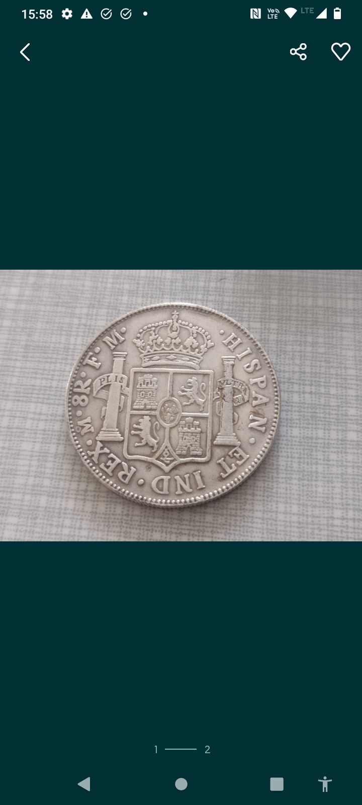 1 talar hiszpania 1776 i one crown australia 1937