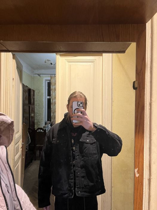 Куртка джинсова з хутром cropp