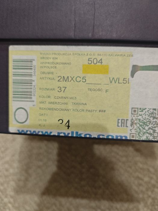 Kozaki za kolano RYŁKO, rozmiar 37