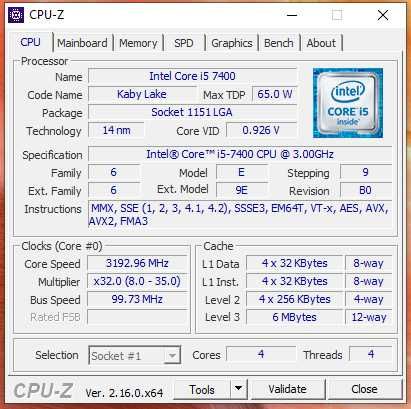 Бюджетний ігровий ПК Intel Core i5-7400 / GTX 1650 / RAM 16 GB