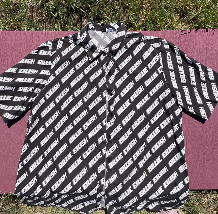 Сорочка H&M Billie Eilish чорна S M