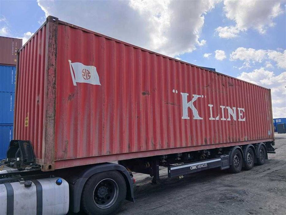 Używany kontener morski 40’HC magazyn dostępny od ręki dostawa cała PL