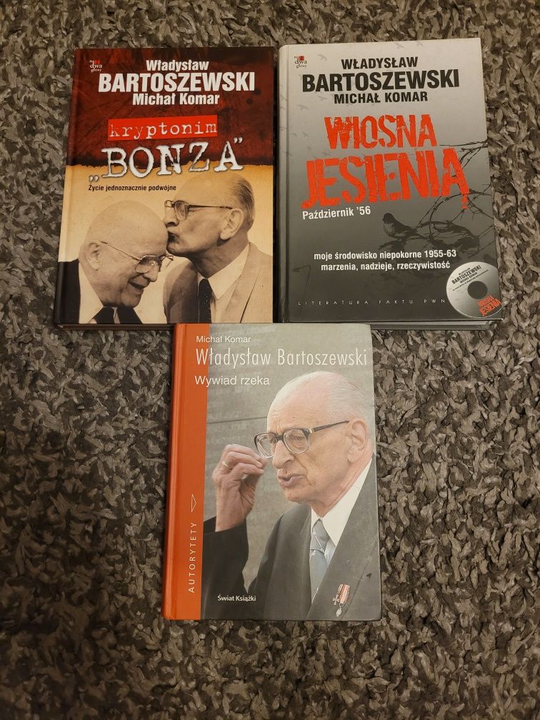 Zestaw 3 książki o Władysławie Bartoszewskim