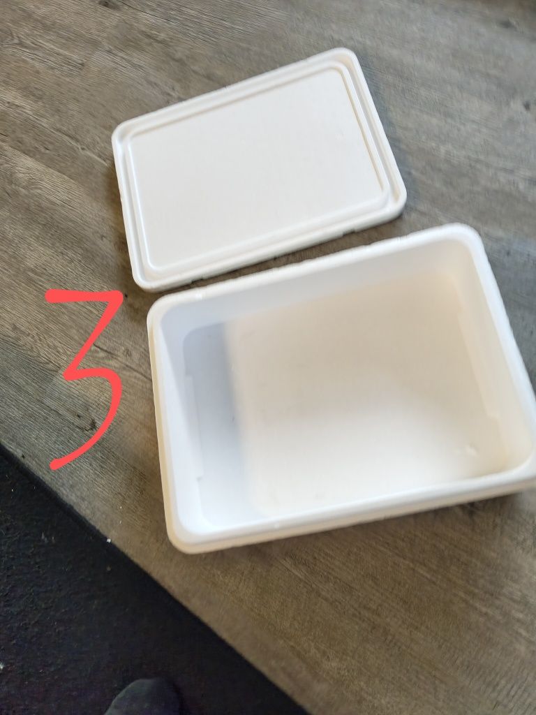 Pojemniki styrobox braplast zestaw