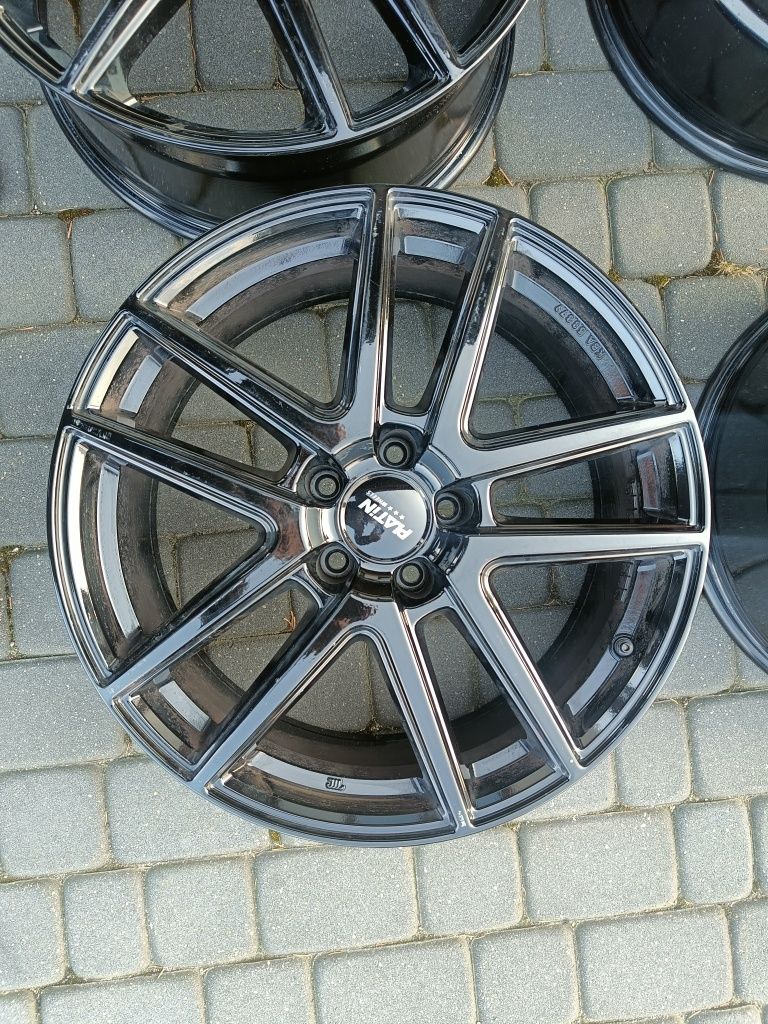 Felgi19 Platin 5*112 VW Skoda Seat Mercedes Czarne kpl