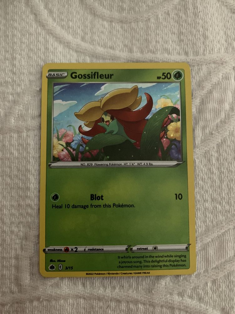 Carta pokémon nova