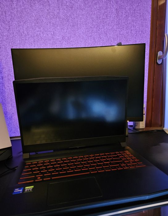 Laptop gamingowy MSI GF66 i7-11800H jak nowy / 16 GB / 512 GB / RTX 30