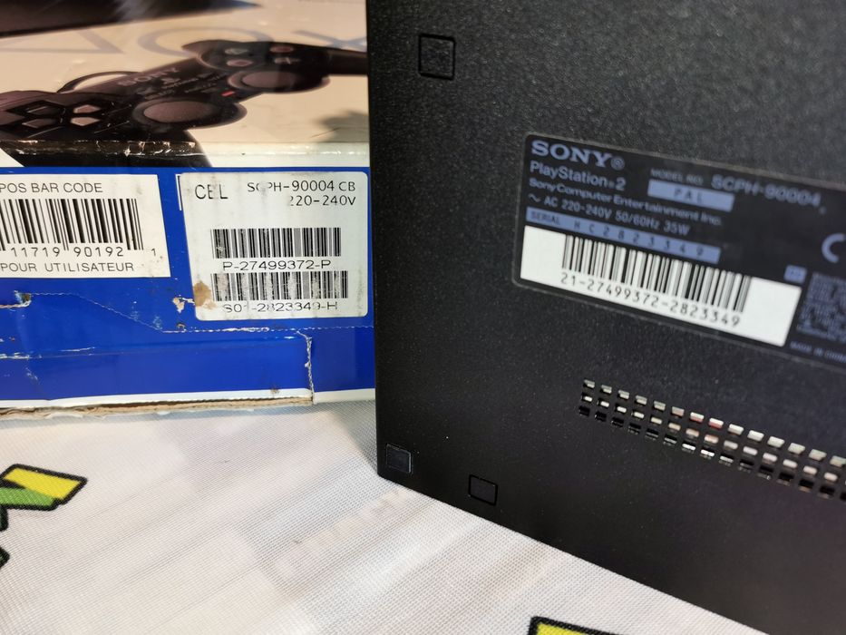Konsola PS2 SLIM SCPH-90004 + oryg pad, instr PL komplet SKLEP Ursus