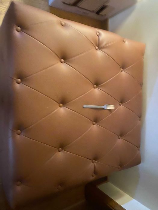 Puff Grande - Imitação Pele