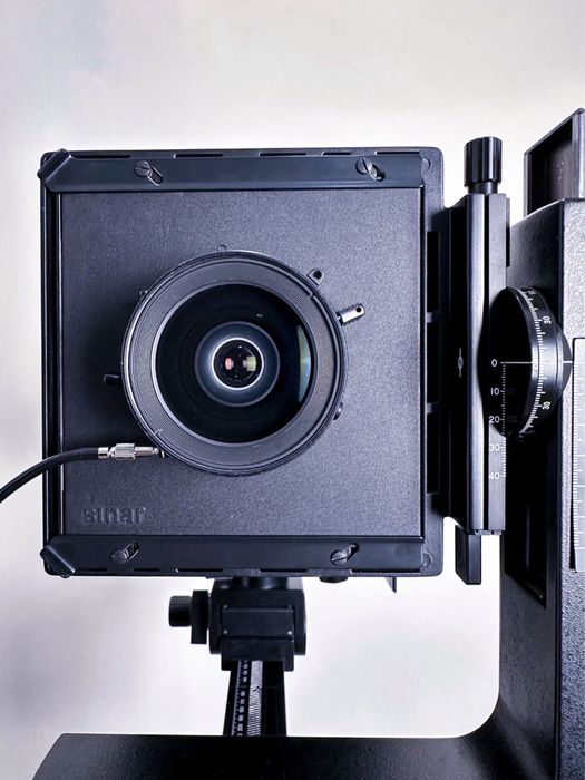 Grande formato Horseman 4x5 monorail com 90mm e muitos acessorios