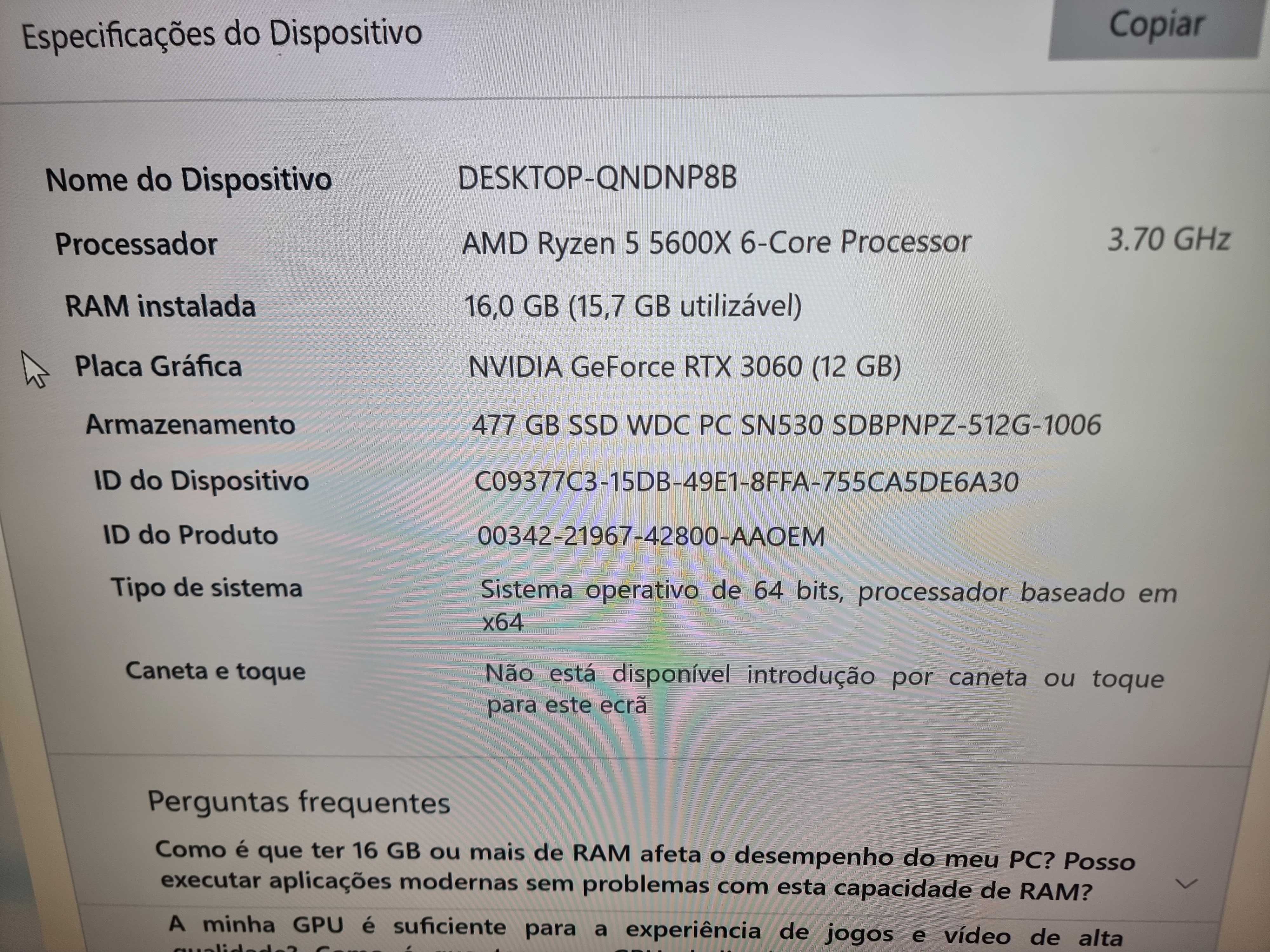 Computador Gaming torre novo