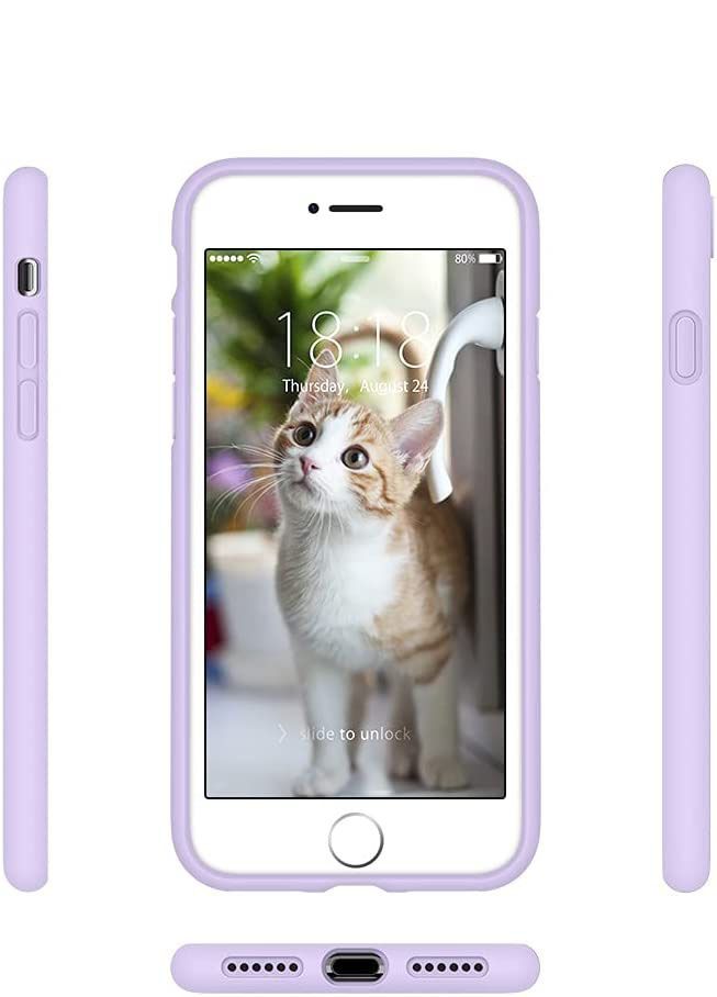 Etui Icon + Szkło Hartowane Do Iphone 7 / 8 / Se 2020 / 2022 Violet