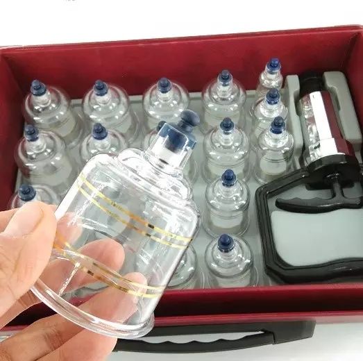 Вакуумні масажні банки 19 шт. (Південна Корея).  Банки масажні.