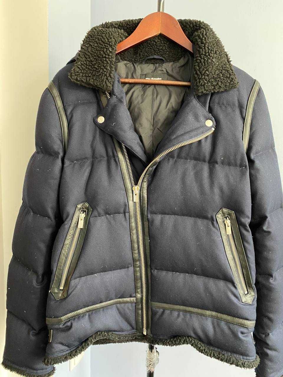 The Kooples оригинал пуховик стильна куртка зимова косуха