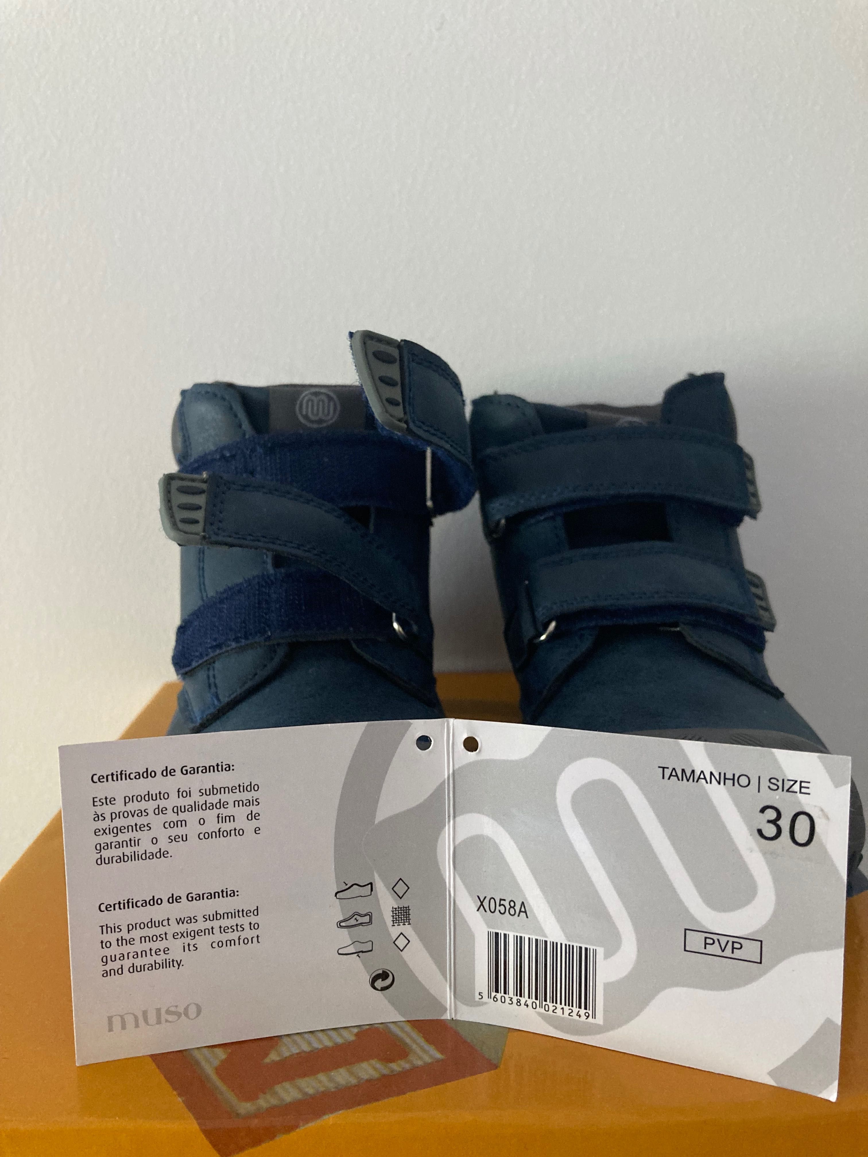 MUSO BOTAS crianças - Azul escuro - Tam 30 -