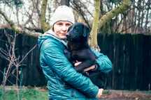 Linzi - porzucona na targowisku sunia, szczeniak