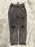 Spodnie jeansowe M paperbag