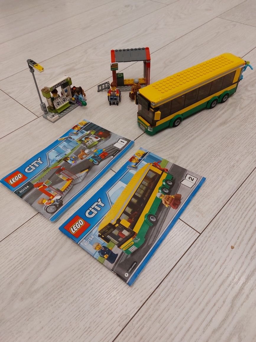 Лего 60154 автобусная остановка