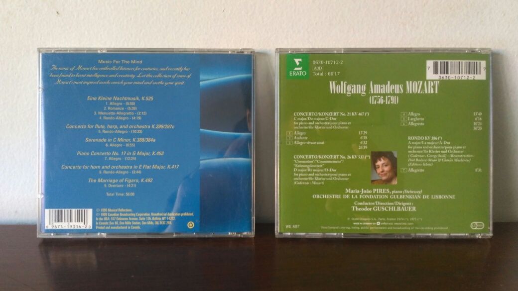 2 CDs Música Clássica - Mozart