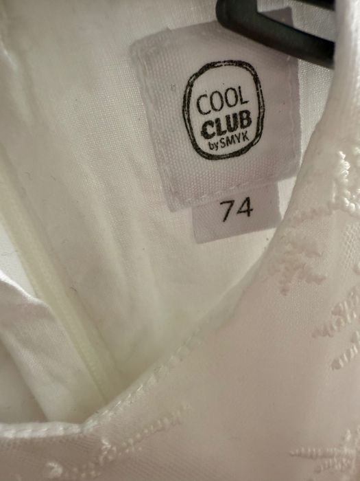 Koronkowa sukienka na chrzest, rozm. 74, cool club