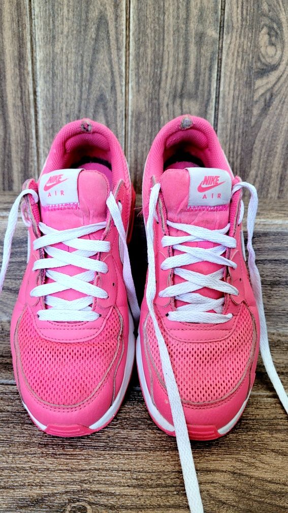 Sneakersy damskie Nike Air Max sportowe różowe lekkie skórzane 38 39