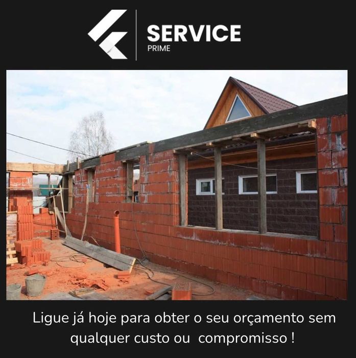 Obras, Remodelações e Acabamentos Orçamento Grátis | Service Prime