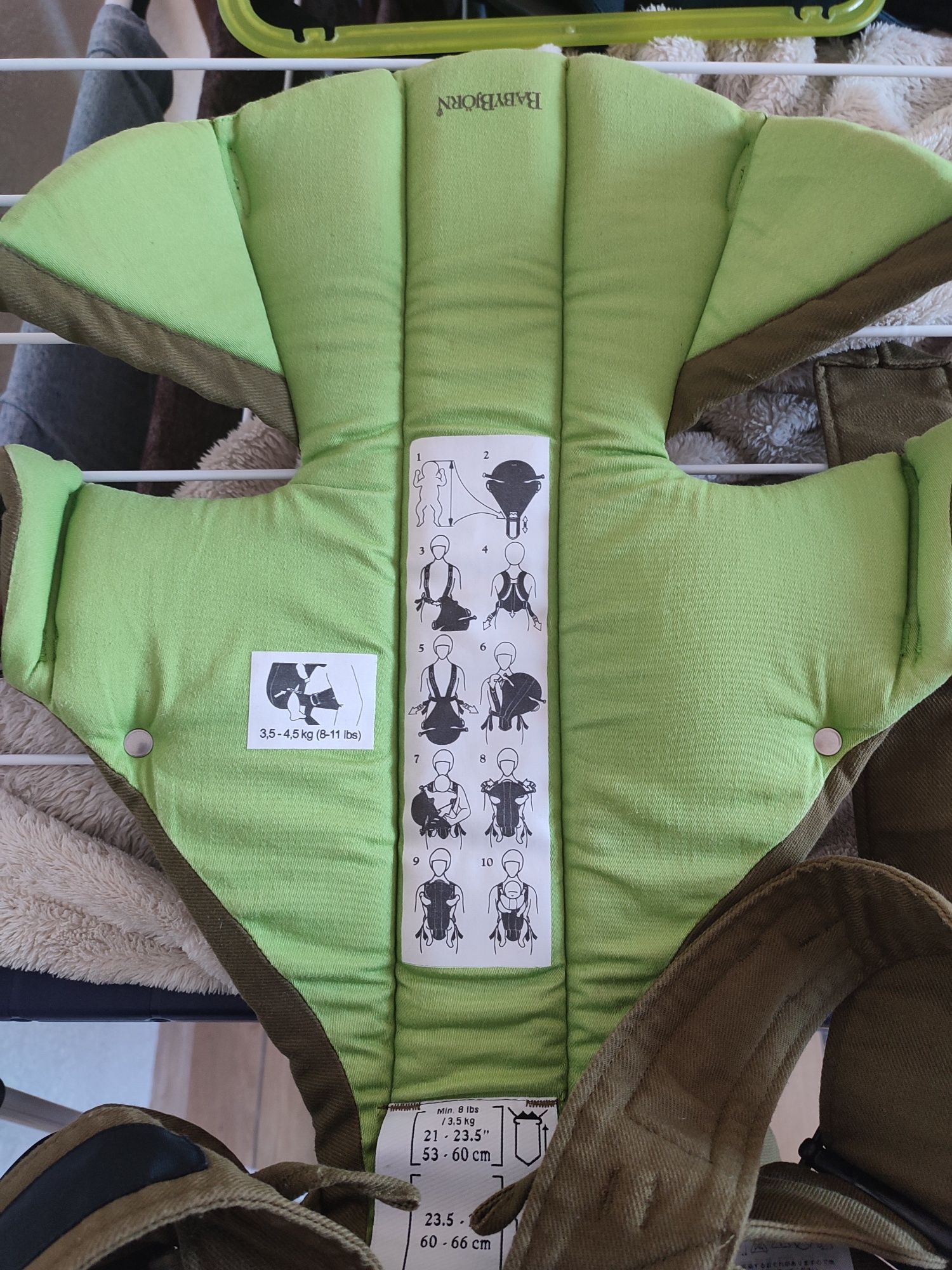 Рюкзак кенгуру Baby Bjorn від 3,5 до 12 кг.